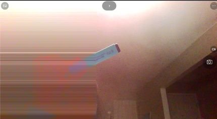Camera App Recorded Video Displays Lines on half of the screen in windows 10 Camera App Recorded Video Displays Lines on half of the screen in windows 10