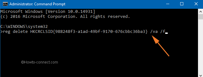 hkcrclsid command in commAnd prompt