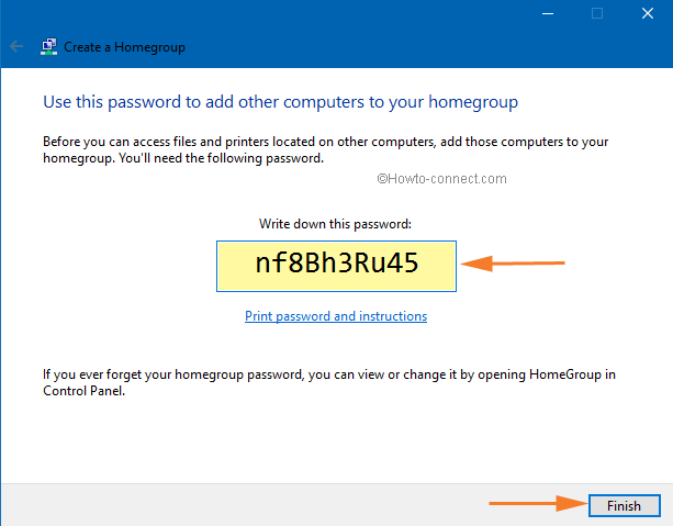 homegroup password