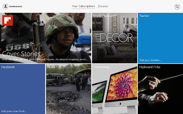 homepage Flipboard Windows 8 App - Read and Create your Own Magazine