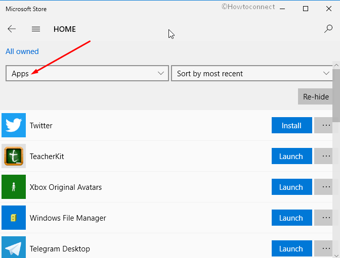 how to fix My Library in Microsoft Store is Blank or Empty in Windows 10