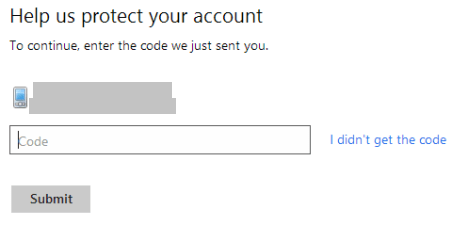 i did not get the code link on onedrive login page i did not get the code link on onedrive login page