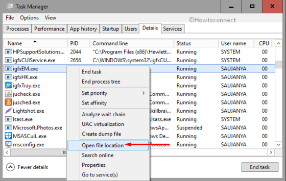 Igfxem Module igfxEm.exe in Windows 10 - What is it and How does Work