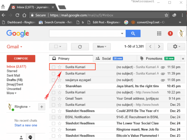 How to know IP address of Email sender in Gmail Account