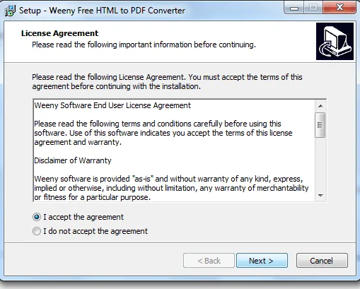 install HTML to PDF converter app-1