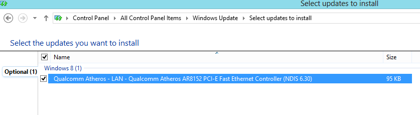 install single windows update install single windows update