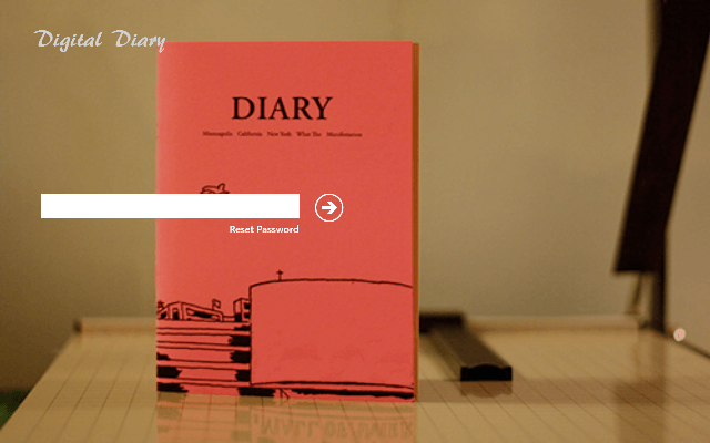 interface Digital Diary Windows 8 App – Collect your Sweet Memories