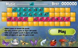 Hidden Garden Word Mystery Windows 8 App - Puzzle to Assume Words