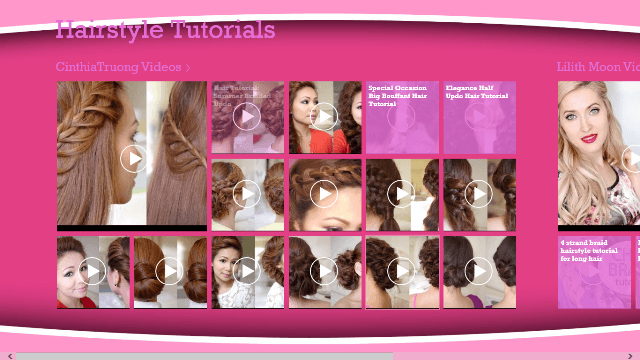 Hairstyle Tutorials is a Windows 8 App - Style your Hairs in New Ways
