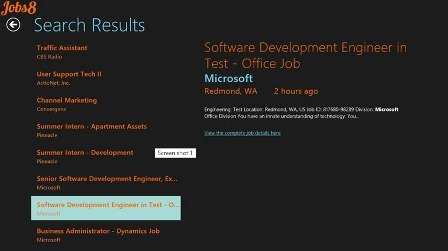 Best 5 Job Search Windows 8 Apps