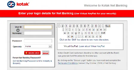 kotakmahindra net banking