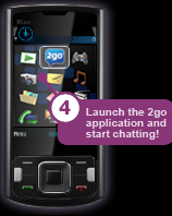launch 2go mobile app