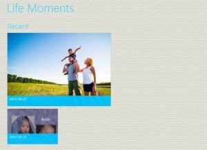 Life Moments Windows 8 app