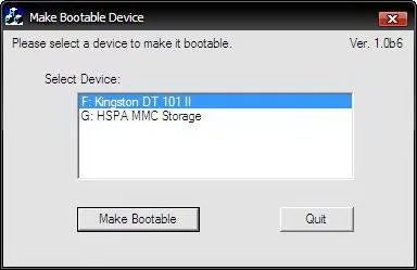 make a bootable pendrive