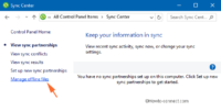 Windows 10 - What is Sync Center and How to Use It