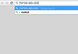 mathematical calculations use in chrome