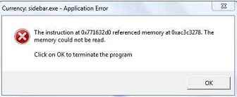 memory cannot be read in windows 8