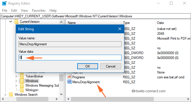 menudropalignment Get Context Menu on Right Side of Mouse after Right Click on Windows PC Screen