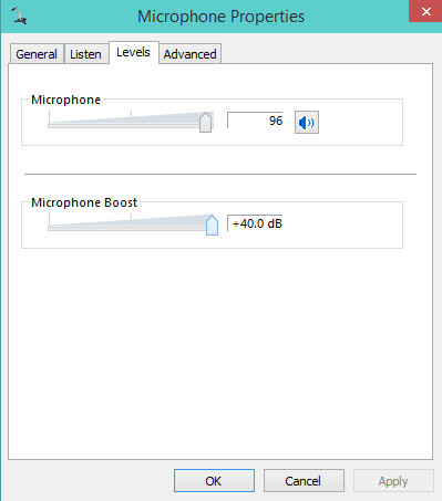 microphone properties