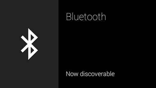 Configure Bluetooth Setting card in Google Glass
