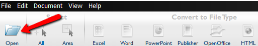 open file Alter PDF with Ease to Various Formats using Able2Extract