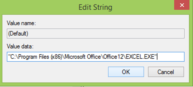 paste the path Include an Application to Context Menu on Windows 8