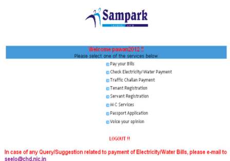 pay your bill chandigarh
