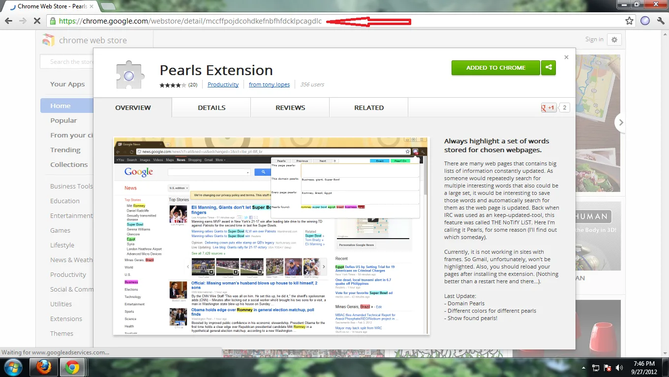 pearls extension image