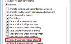 How to Show Thumbnail instead of icons on Windows 8 Desktop