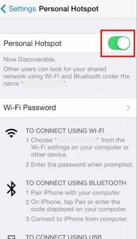 How to Share Internet Connection on iPhone, iPad (iOS 8)