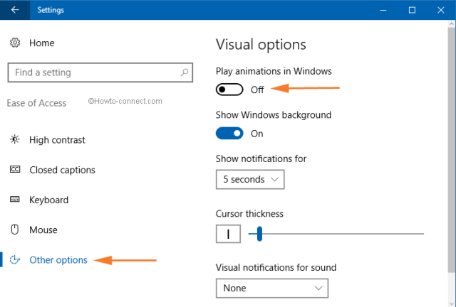 Turn Off Animation Windows 10 - 2 Ways to Turn off Animations