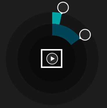 play button at the middle of the circle play button at the middle of the circle in windows 10