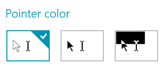 pointer color arrow boxes Change Mouse Pointer Size and Color in Windows 10