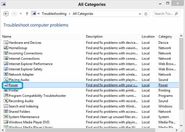 power computer problem