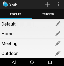 create Custom Profiles on Android using Swip - Profile Switcher
