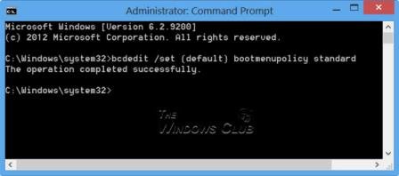 Make F8 Key Working to Boot Windows 8 into Safe Mode Easily