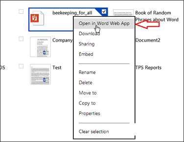 read PDF in word