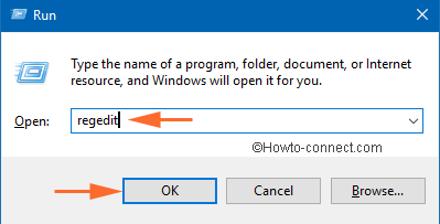 regedit command in run box