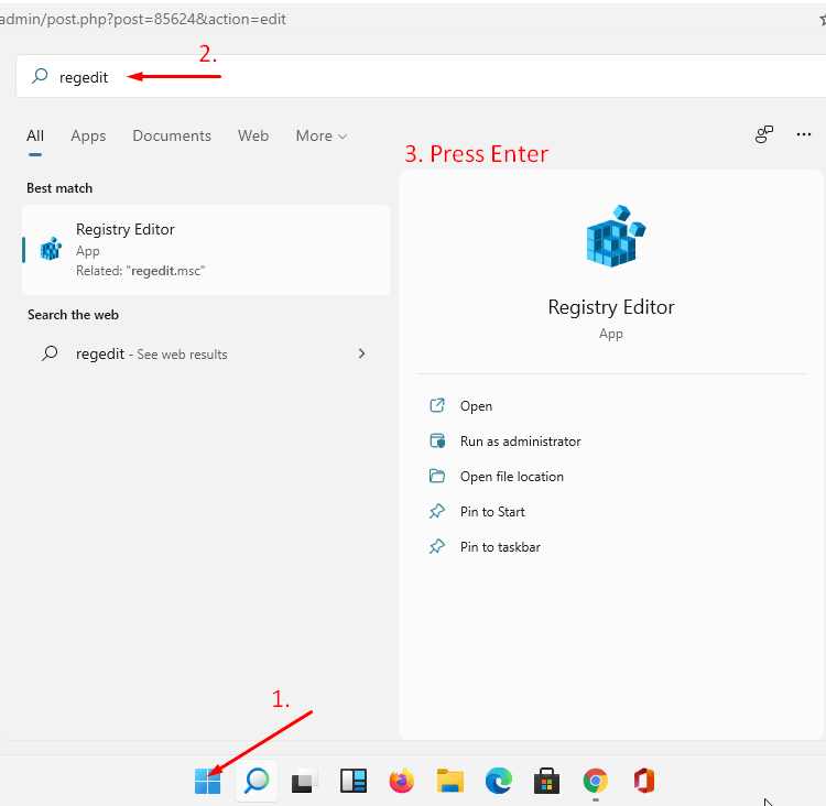 regedit to show hibernate in power options