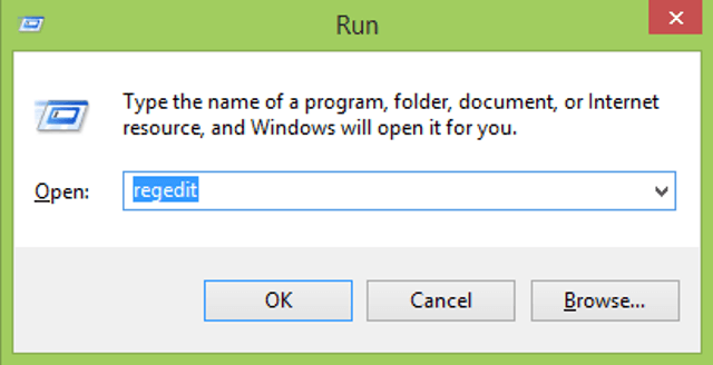 registry editor command in run box Include an Application to Context Menu on Windows 8