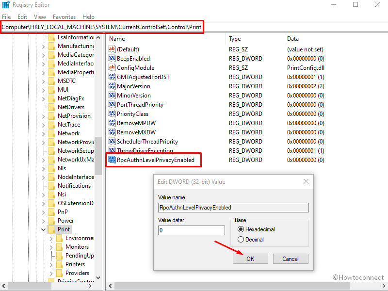 registry modification