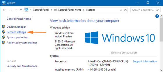 Windows 10 How To Establish Remote Desktop Connection