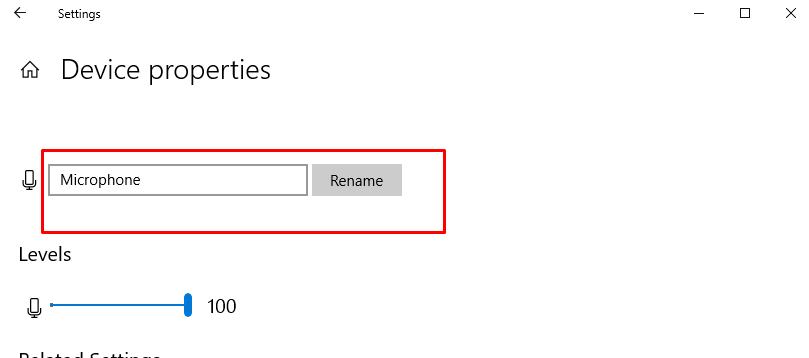 rename microphone
