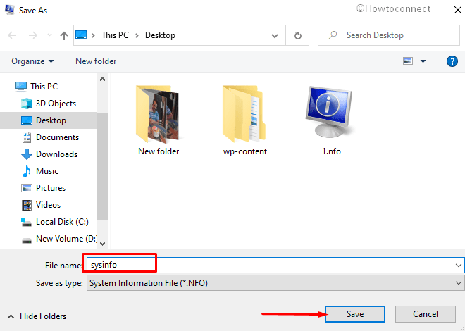 report save and file name