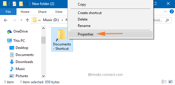 right click on you selected folder and choose Properties right click on you selected folder and choose Properties
