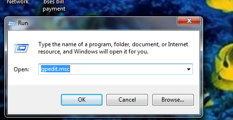 run dialogue box image