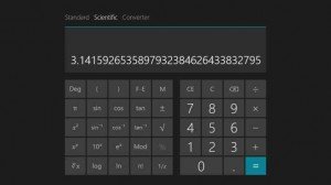 scientific calculator app in windows 8.1