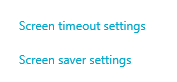 screen timeout settings link