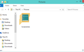 screenshot folder on Windows 10