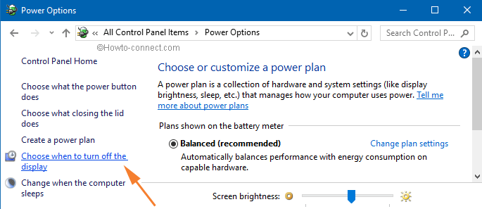 select power plan